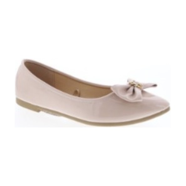Look 098: pointed ballet flat with bow